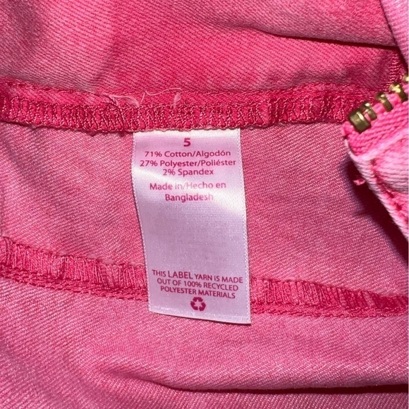 Pink Mini Skirt With Zipper Size 5 - Picture 3 of 3